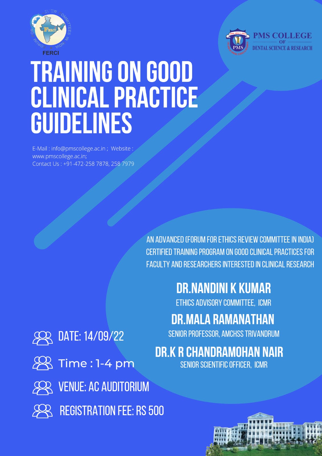CDE Workshop - Training on Good Clinical Practice
