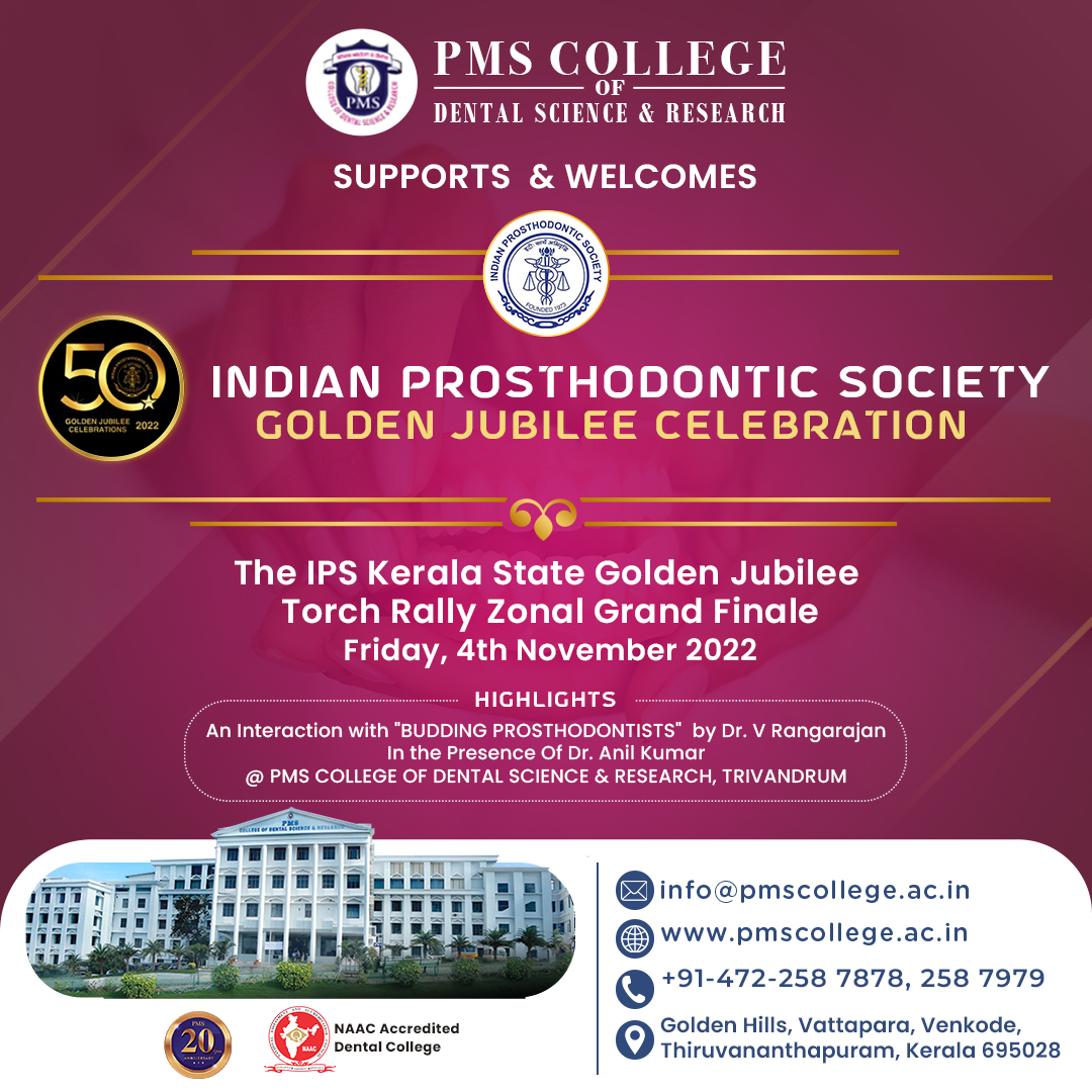Indian Prosthodontic Society Golden Jubilee celebration