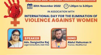 International Day For the Elimination of Violence Against Women