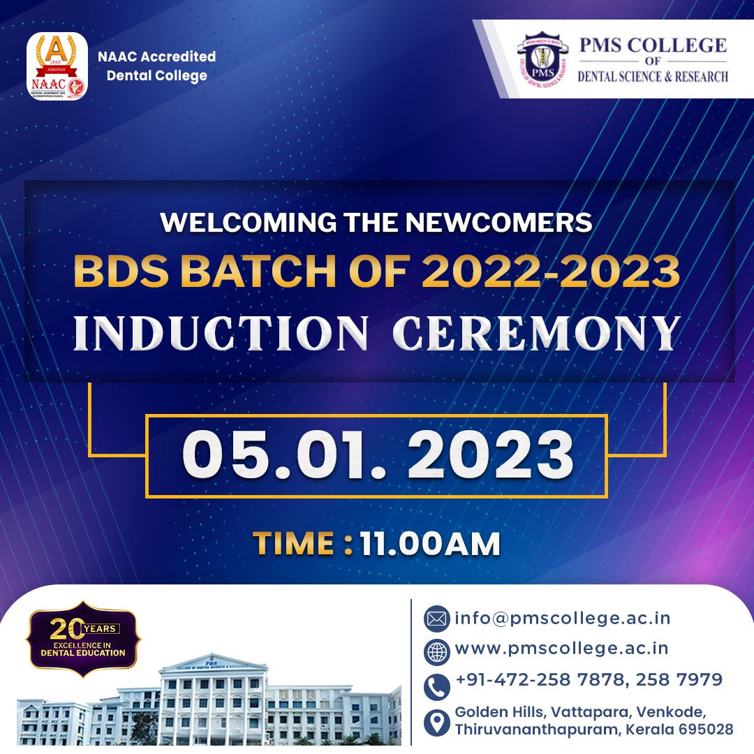 INDUCTION CEREMONY - BDS Batch of 2022-2023