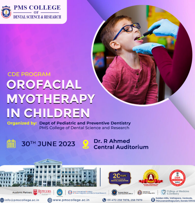 OROFACIAL MYOTHERAPY IN CHILDREN