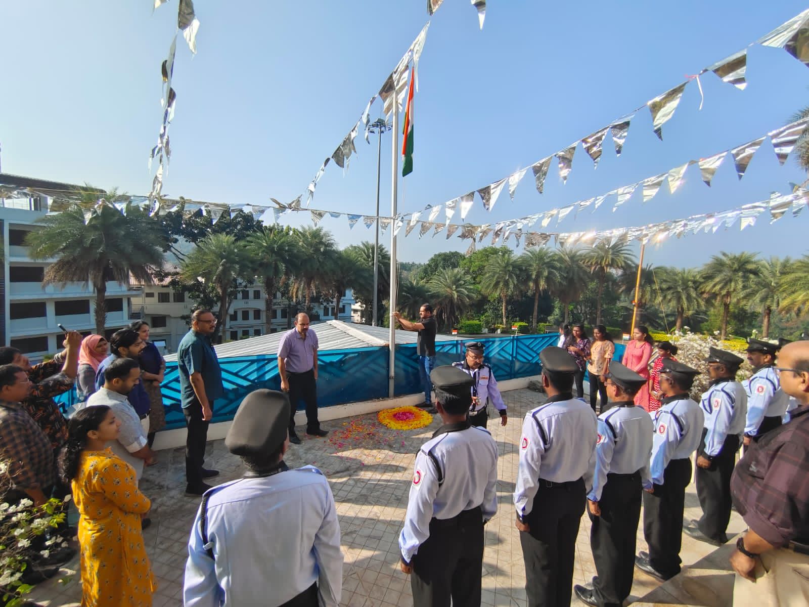 Republic day 2024, Flag Hoisting PMS Dental College