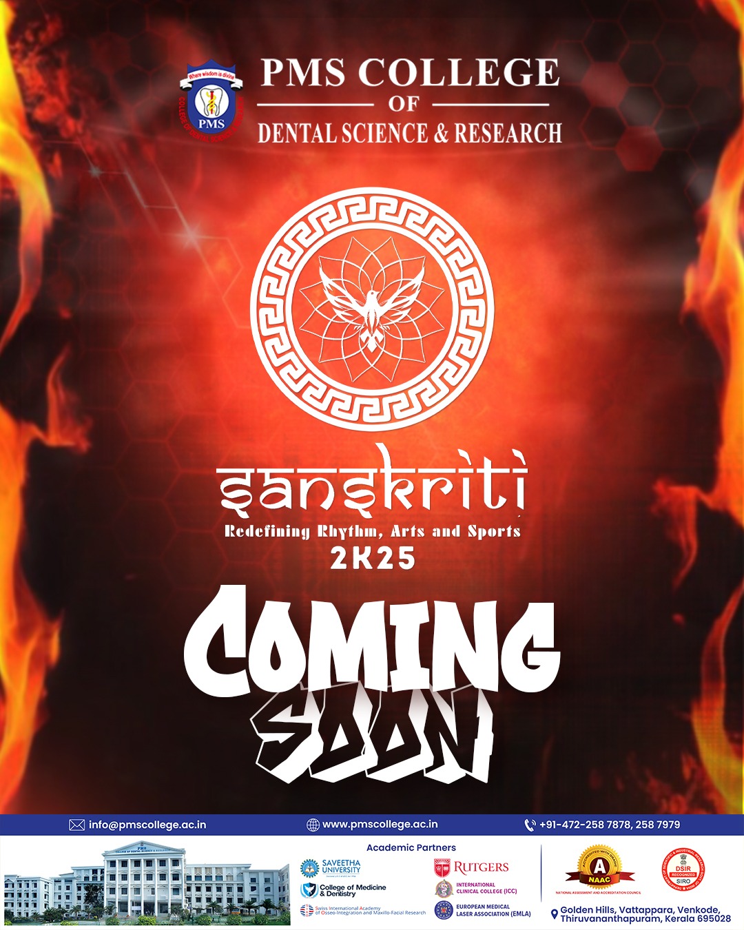 SANSKRITI arts, sports poster