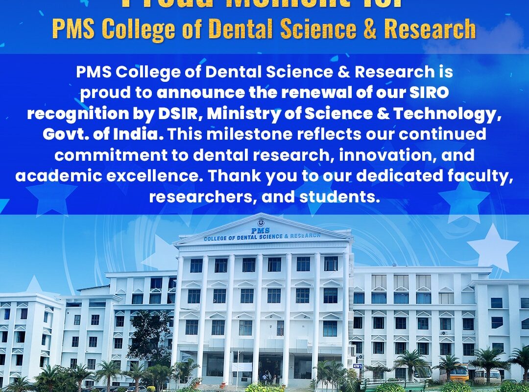 Renewal of our SIRO recognition by DSIR