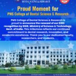 Renewal of our SIRO recognition by DSIR