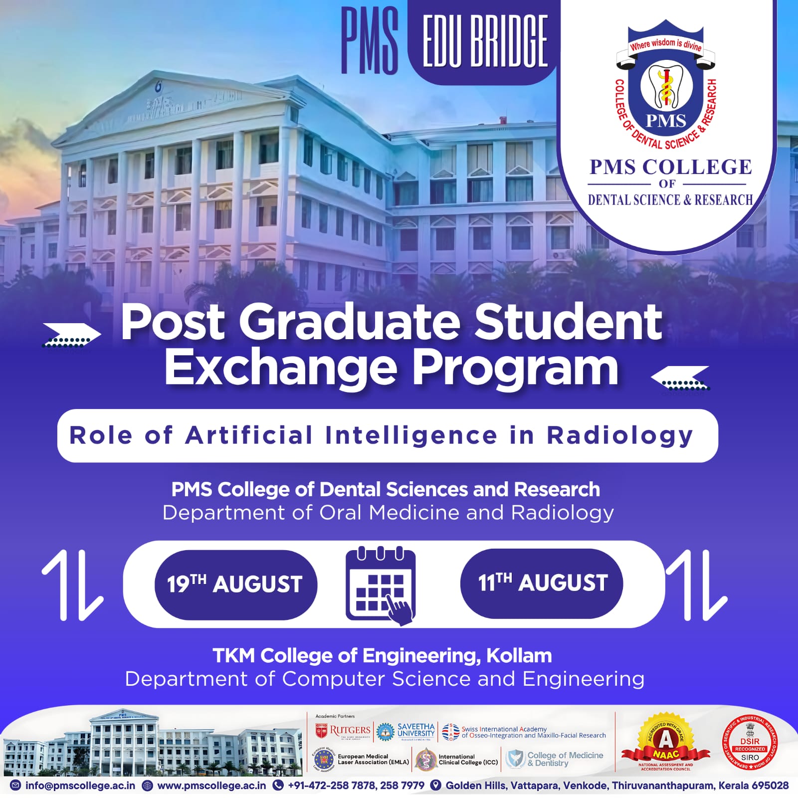 PG Exchange Program with TKM College